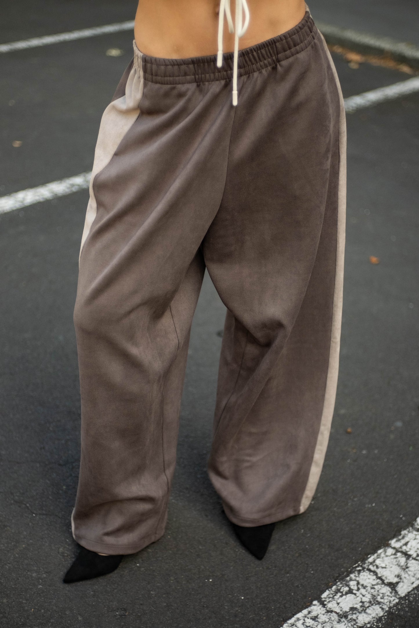 W25 Wide-Leg Sweatpants Ash