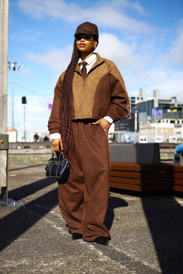 W25 Cropped Jacket Mocha – Studio 10ave