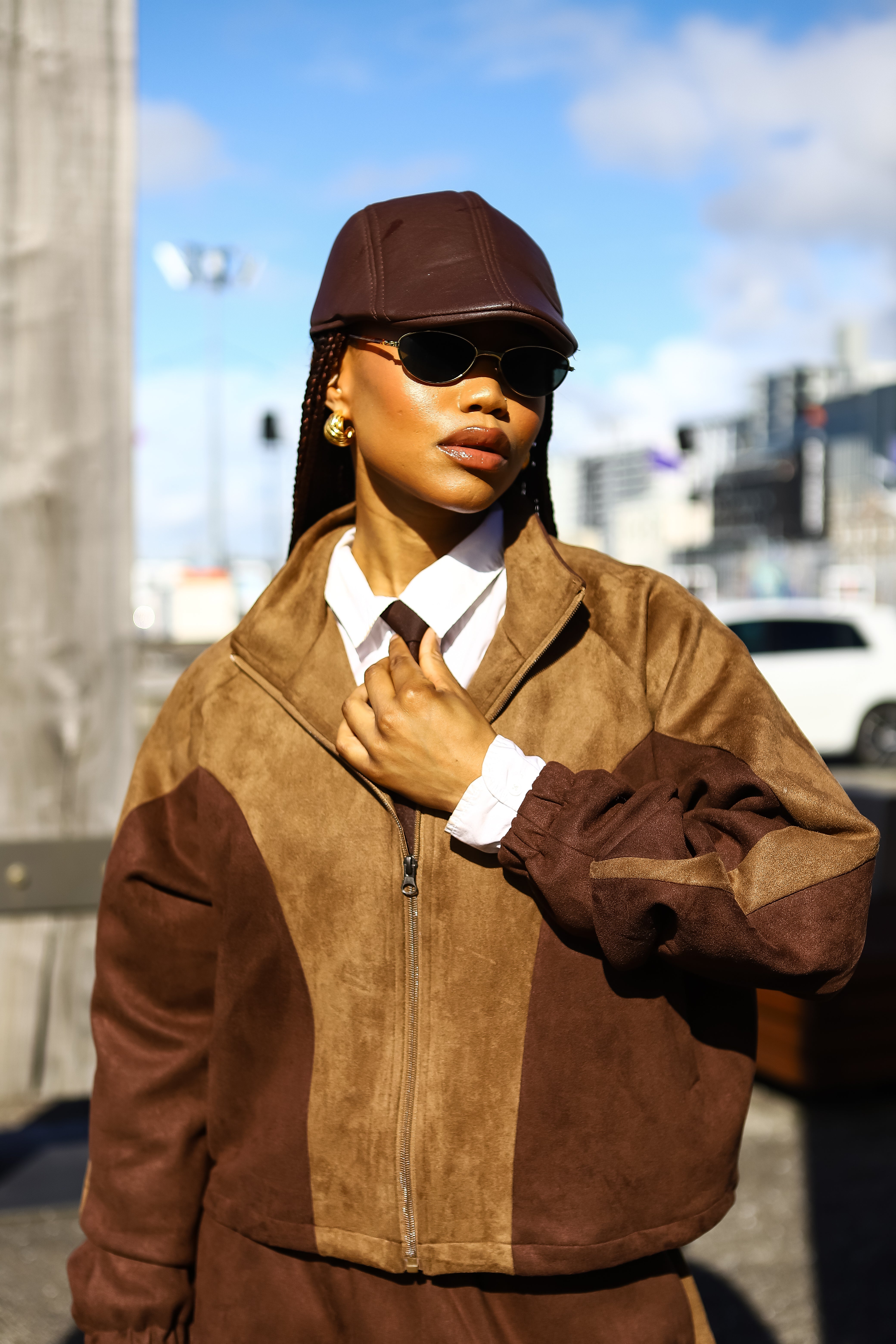 W25 Cropped Jacket Mocha – Studio 10ave